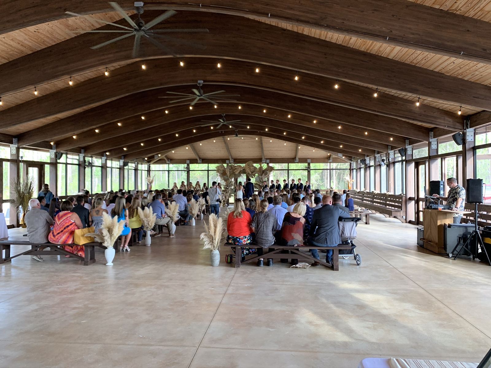 Wide natural-light view of Point Preserve and the surrounding property